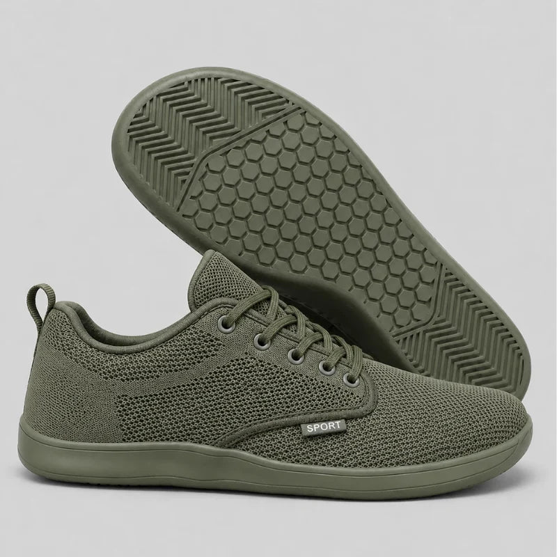 Helena | Knit Lace-Up Low-Top Casual Sneakers