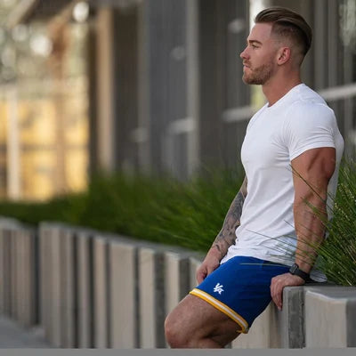 Maxwell - Curved Hem Crewneck T Shirt