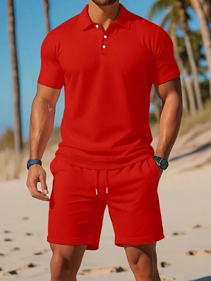 Kelvin | Polo Shirt and Shorts Set
