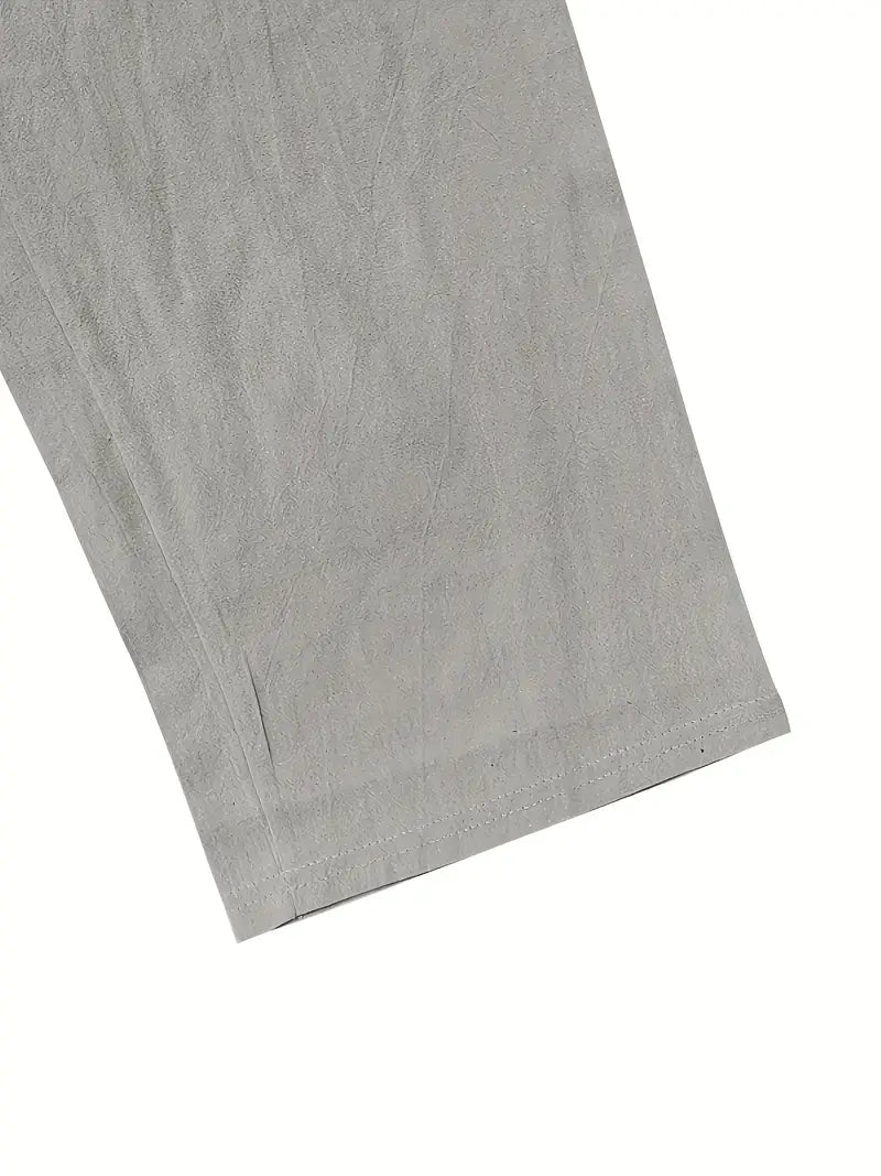 Babaev | Drawstring Wide Leg Casual Linen Pants