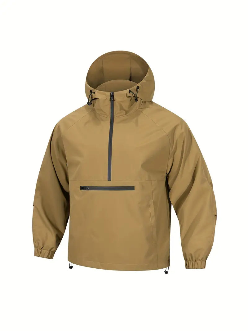 Shepard | Hooded Half-Zip Pullover Jacket with Pocket