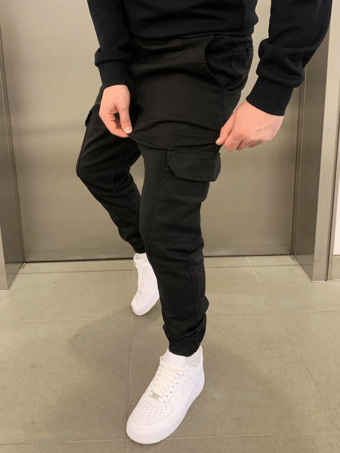 Marko - Cargo Jogger Pants Slim Fit Drawstring