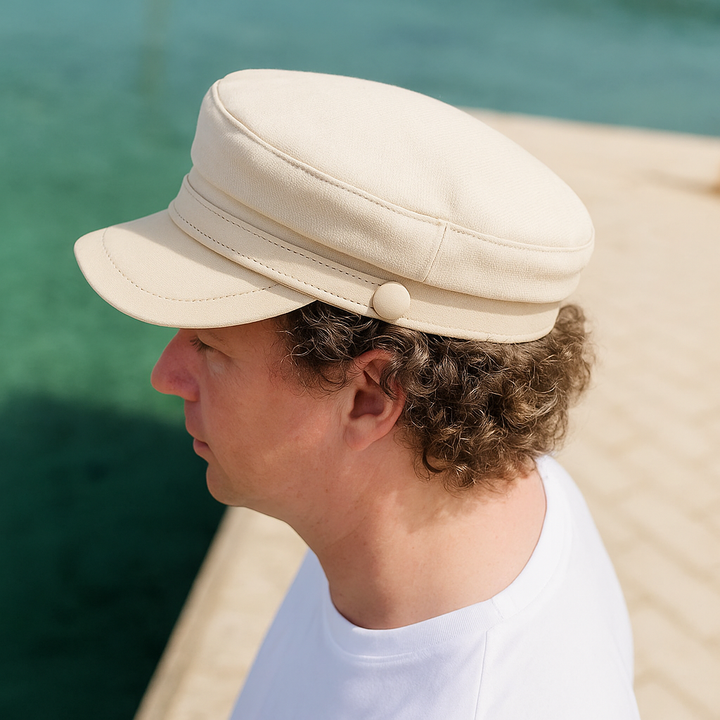 Zivko | Newsboy Cap Brown Curved Brim Hat