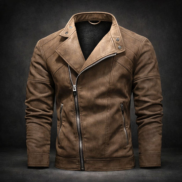 Jure | Moto Style Zip Front Jacket