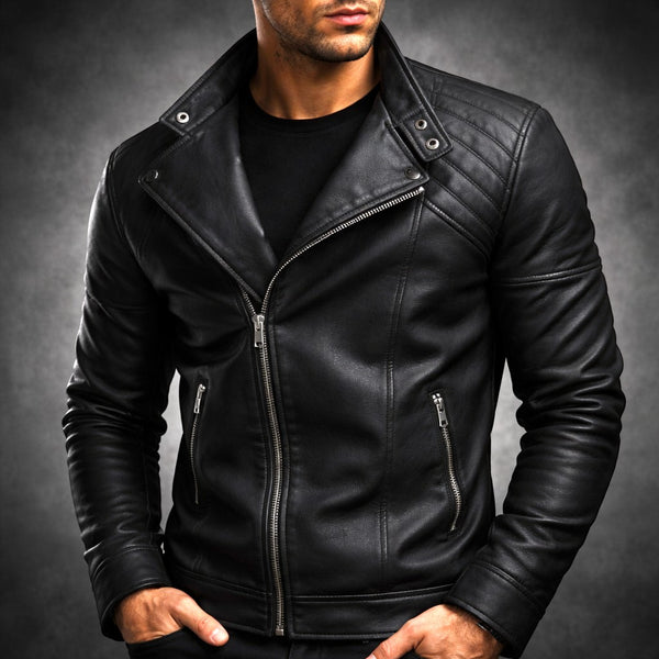 Jure | Moto Style Zip Front Jacket