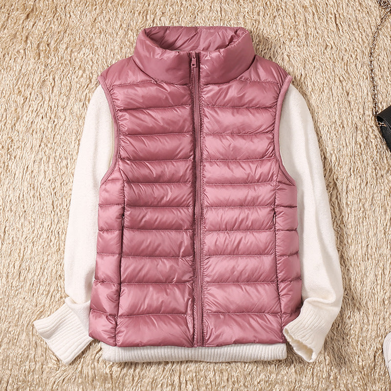 Elenia | Puffer Vest Sleeveless Quilted Zip Front