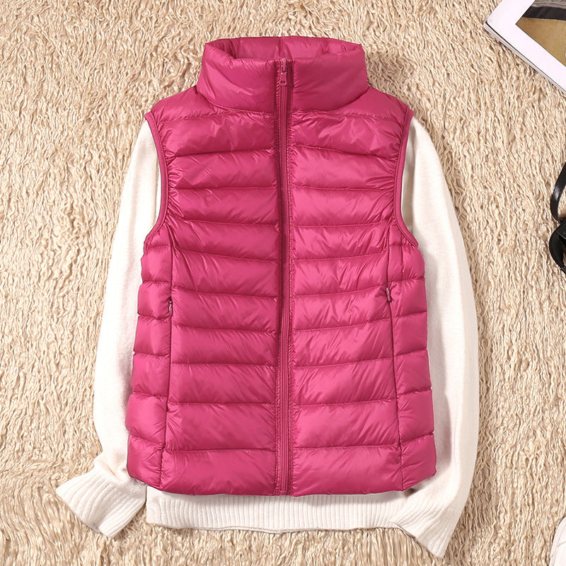 Elenia | Puffer Vest Sleeveless Quilted Zip Front