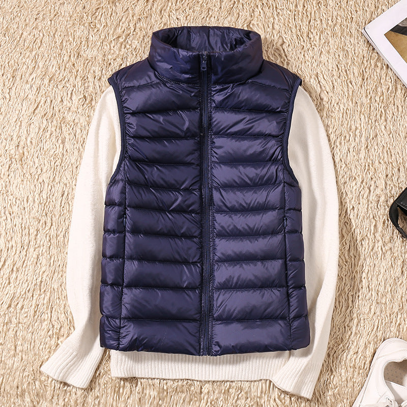 Elenia | Puffer Vest Sleeveless Quilted Zip Front