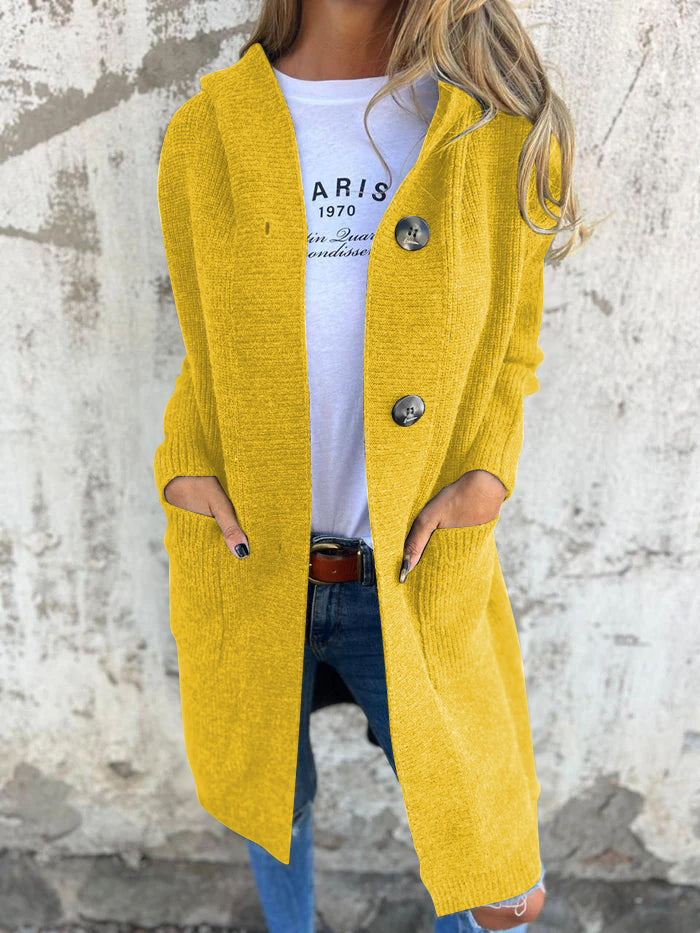 Mareena | Long Sleeve Button Knit Cardigan