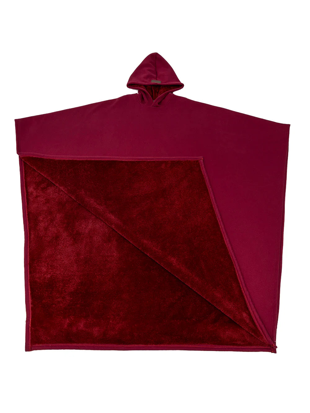 VelvetNomad | Hooded Blanket Poncho With Soft-Looking Lining
