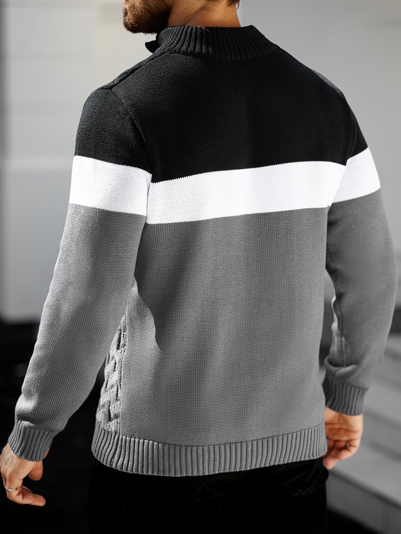Vivena | Casual Stand Collar Knitted Sweater