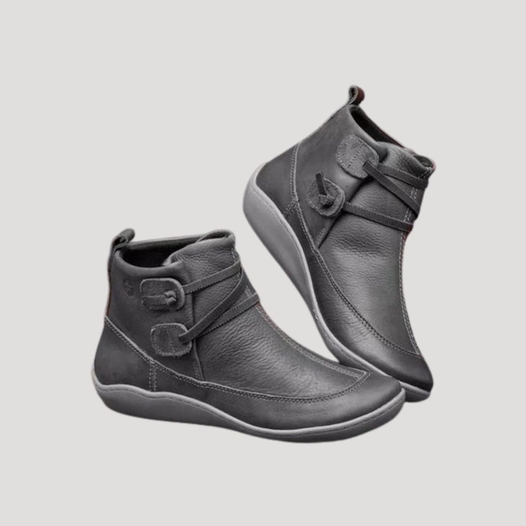 Romualdo | Ankle Boots Buckle Strap Rounded Toe
