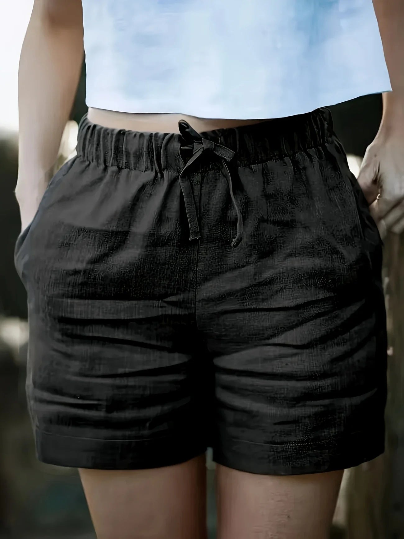 Niamh | Casual Drawstring Pocket Summer Shorts