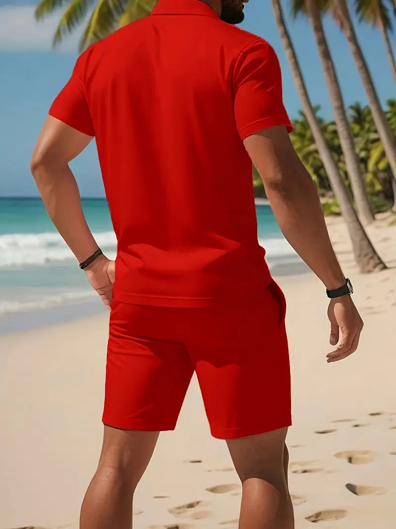Kelvin | Polo Shirt and Shorts Set