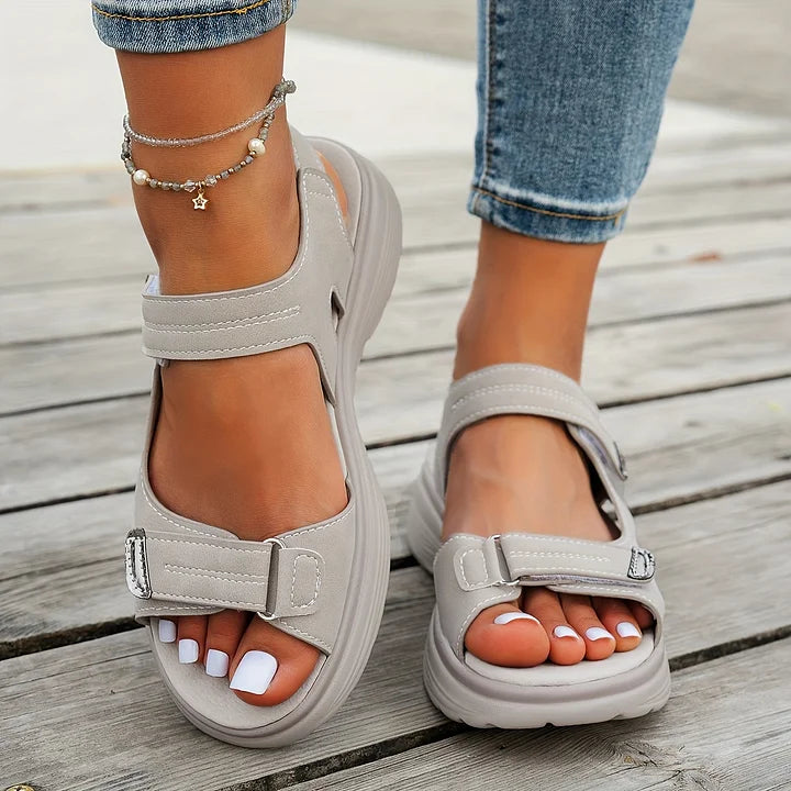 Shanyel | Double Strap Open Toe Sandals