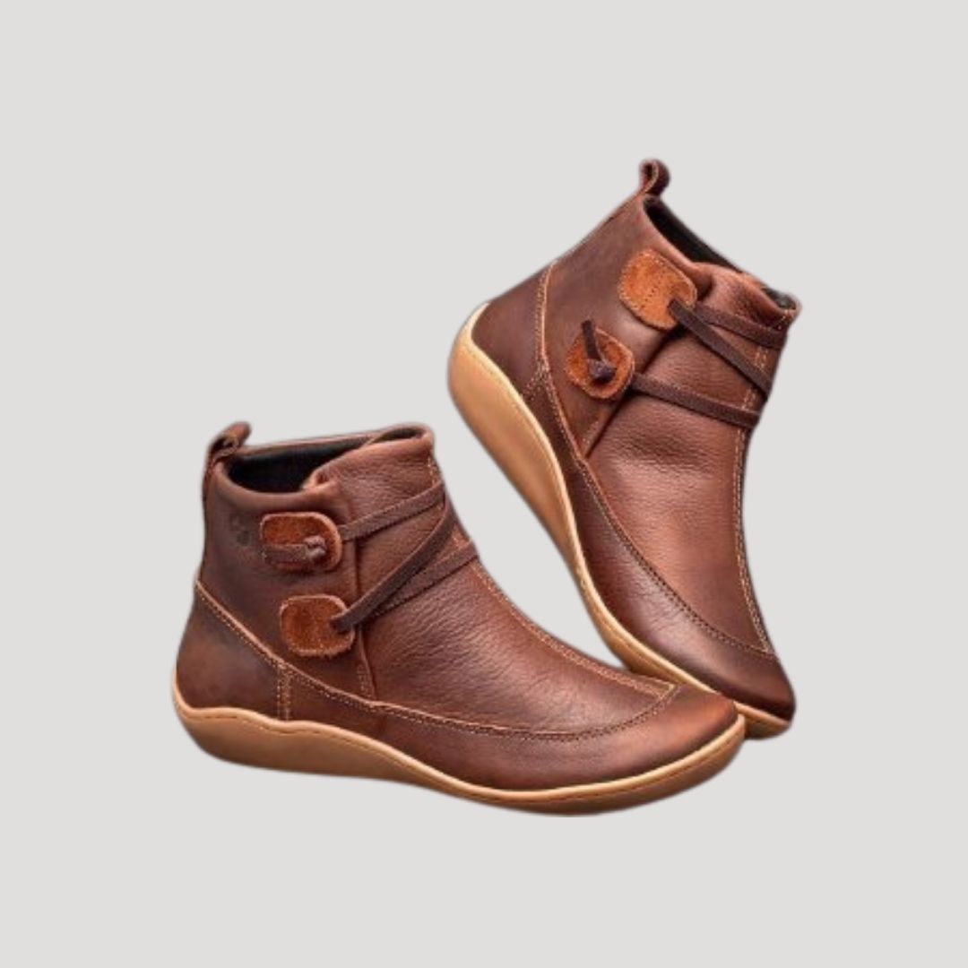 Romualdo | Ankle Boots Buckle Strap Rounded Toe