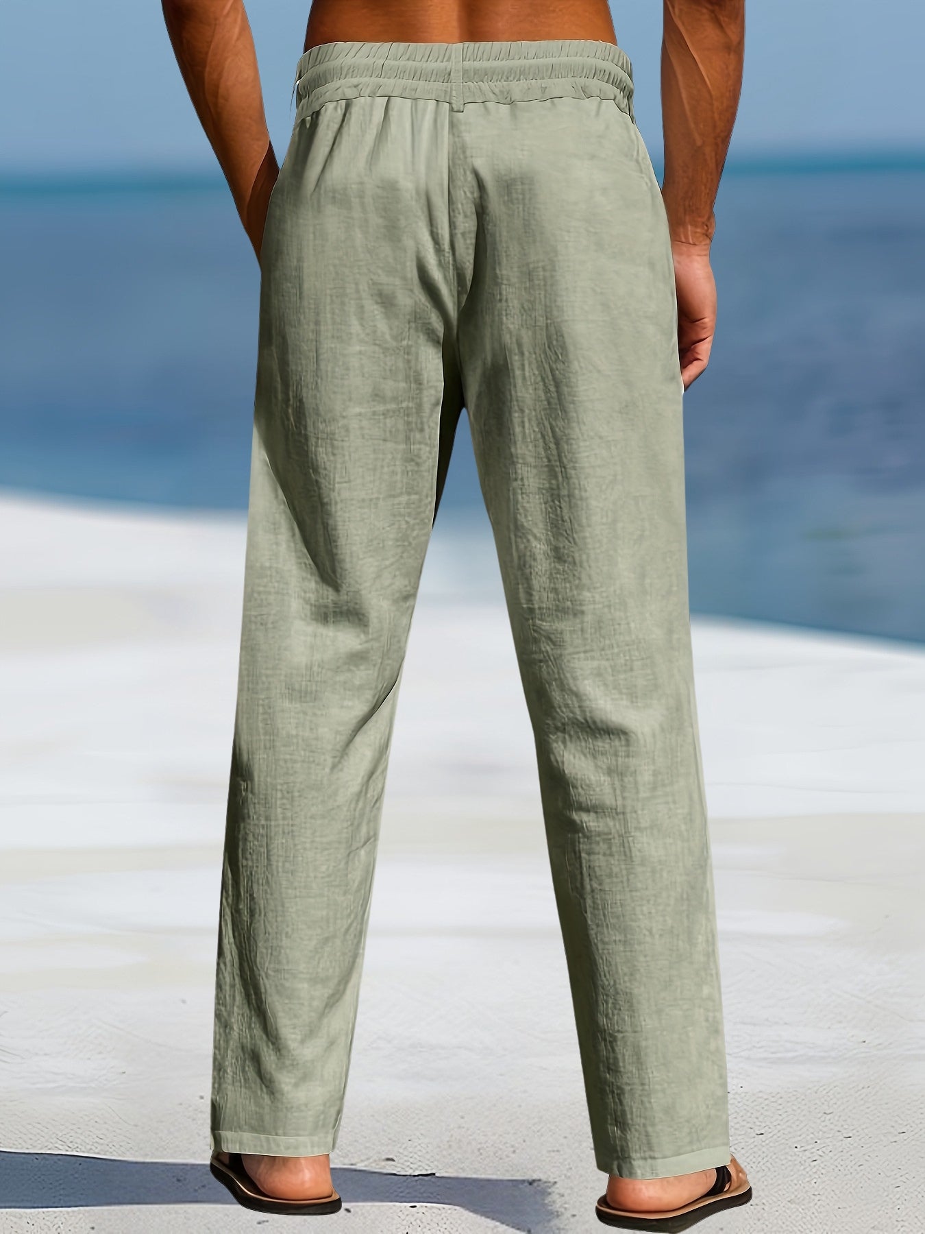 Aznar - Relaxed Drawstring Straight Leg Pants