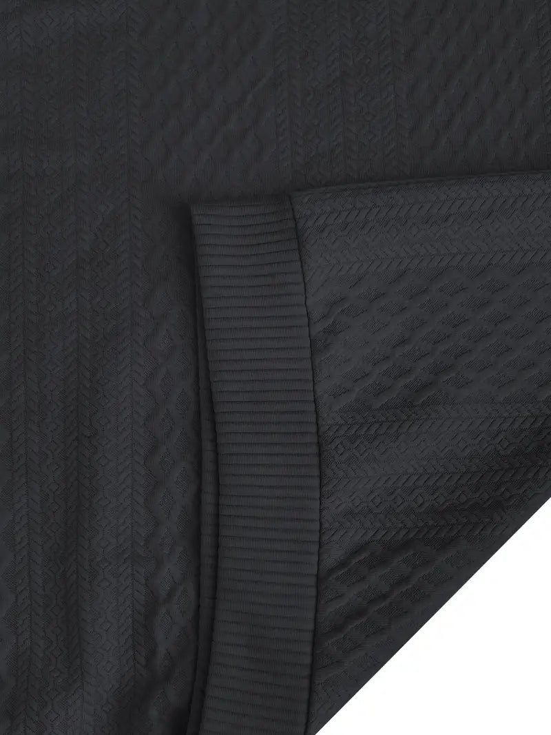 Karah | Long Sleeve Textured Knit Hooded Sweater