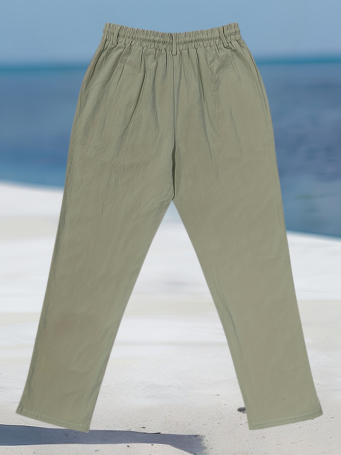 Aznar - Relaxed Drawstring Straight Leg Pants