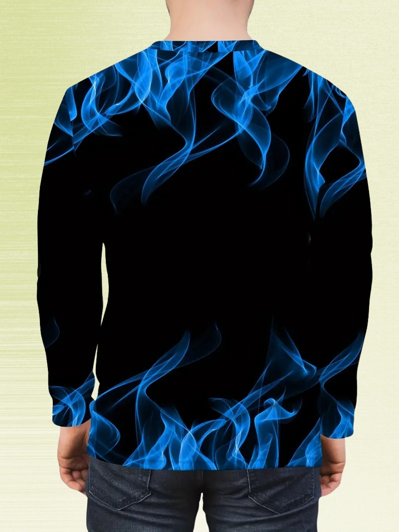 Bartlett | Long Sleeve Round Neck Printed Shirt