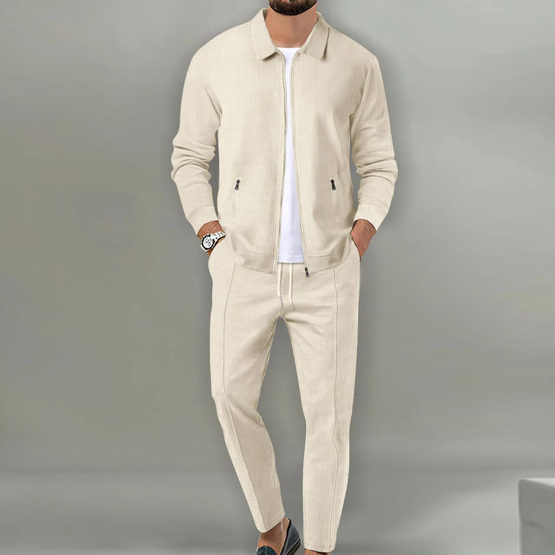 Hank | Zip-Up Jacket and Tapered Pants Set
