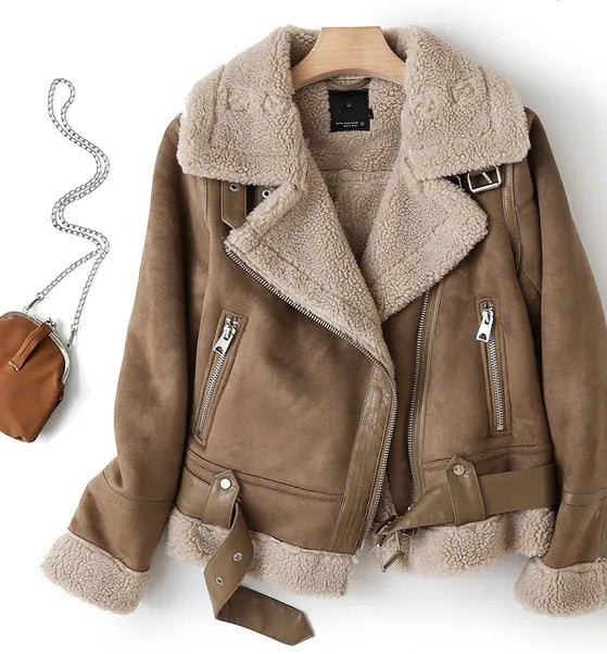 Odille | Warm Aviator Jacket with Vintage Style