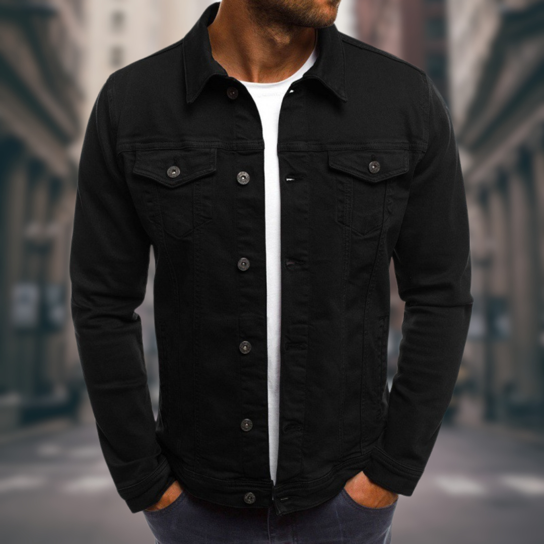 Rolando | Denim Style Button Jacket
