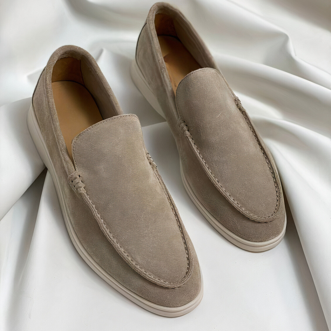 Bastien | Vintage Leather Slip-On Loafers