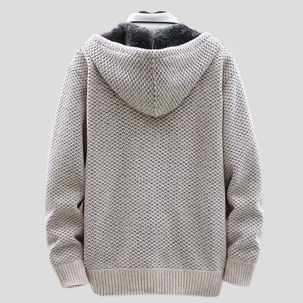 Prismmark | Knit Hoodie with Textured Design