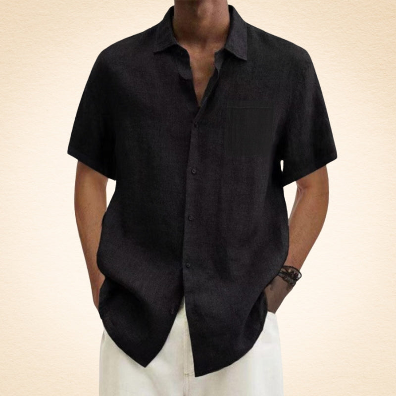 Lavrov | Short Sleeve Button-Up Collared Shirt