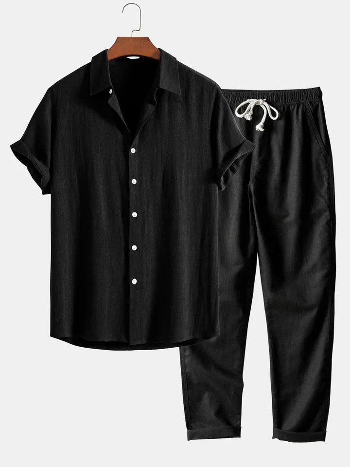 Booker | Short Sleeve Shirt Trouser Set