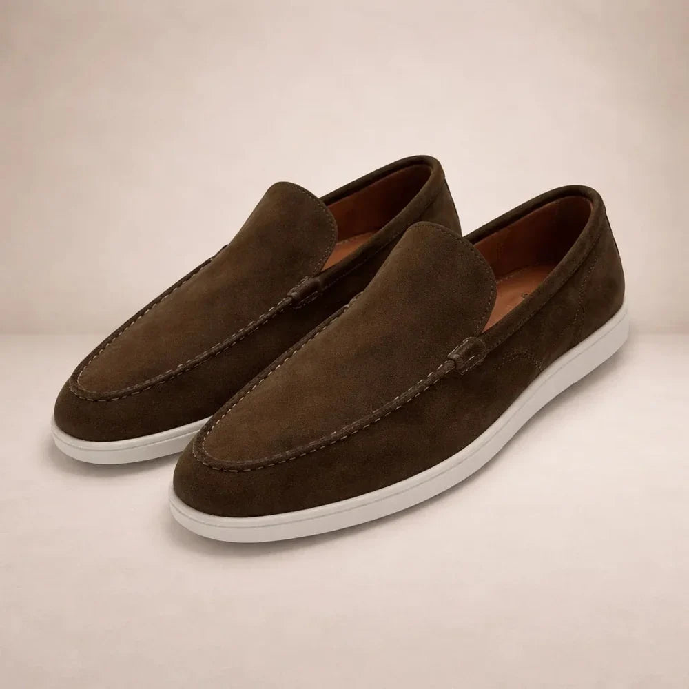 Marcel | Loafers Slip On Moc Toe Suede-Style