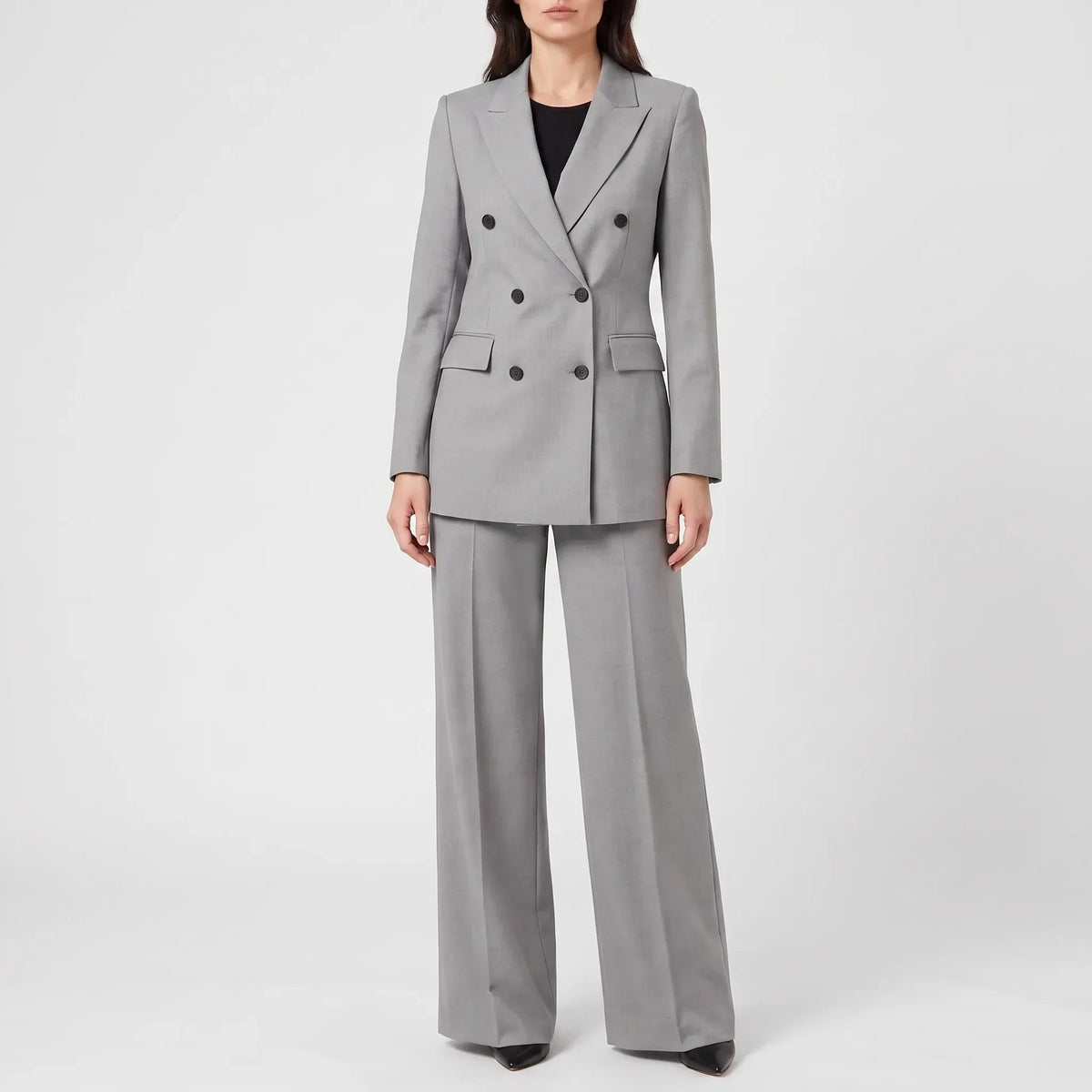 Kimberly | Pantsuit With Double Breasted Blazer and Wide Legs