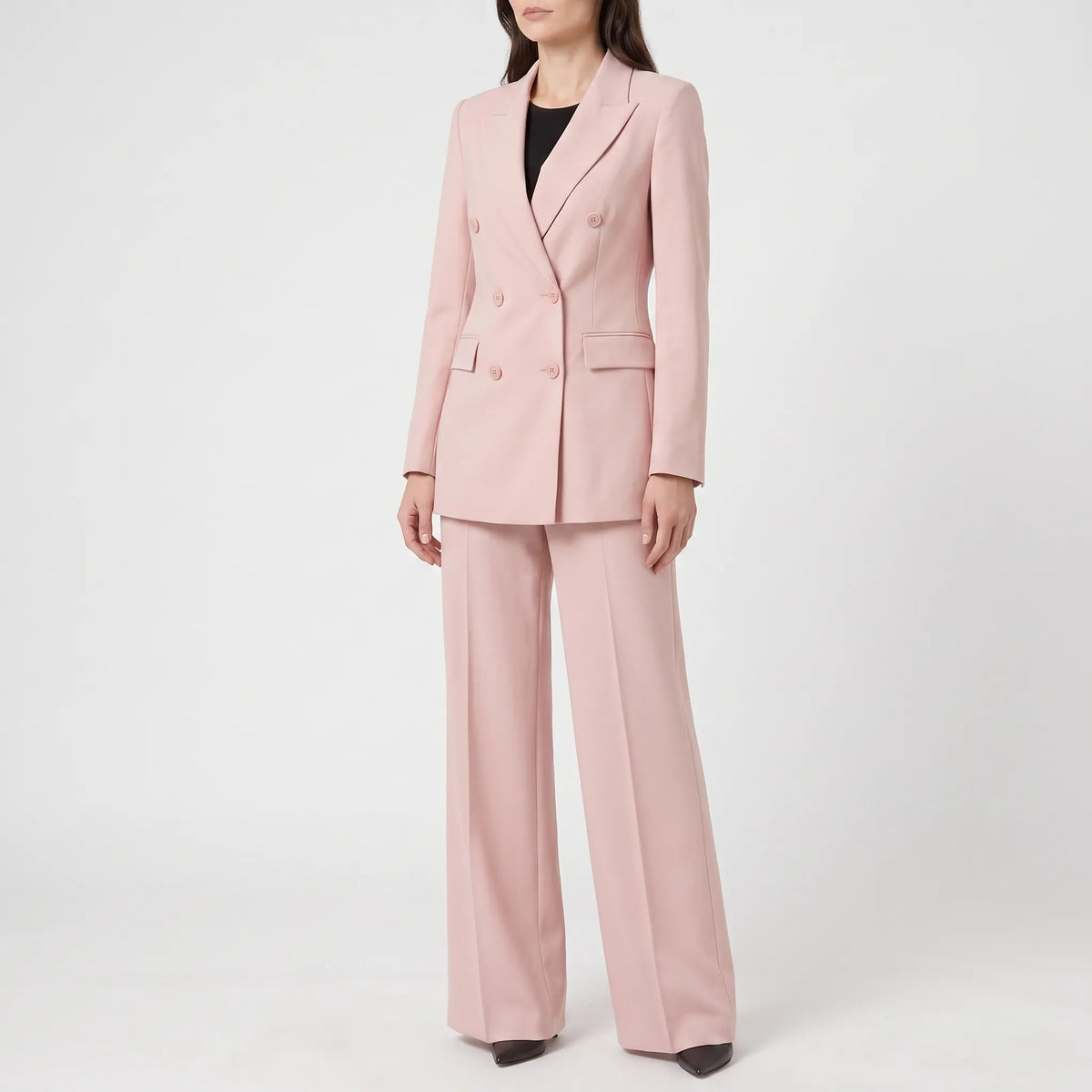 Kimberly | Pantsuit With Double Breasted Blazer and Wide Legs