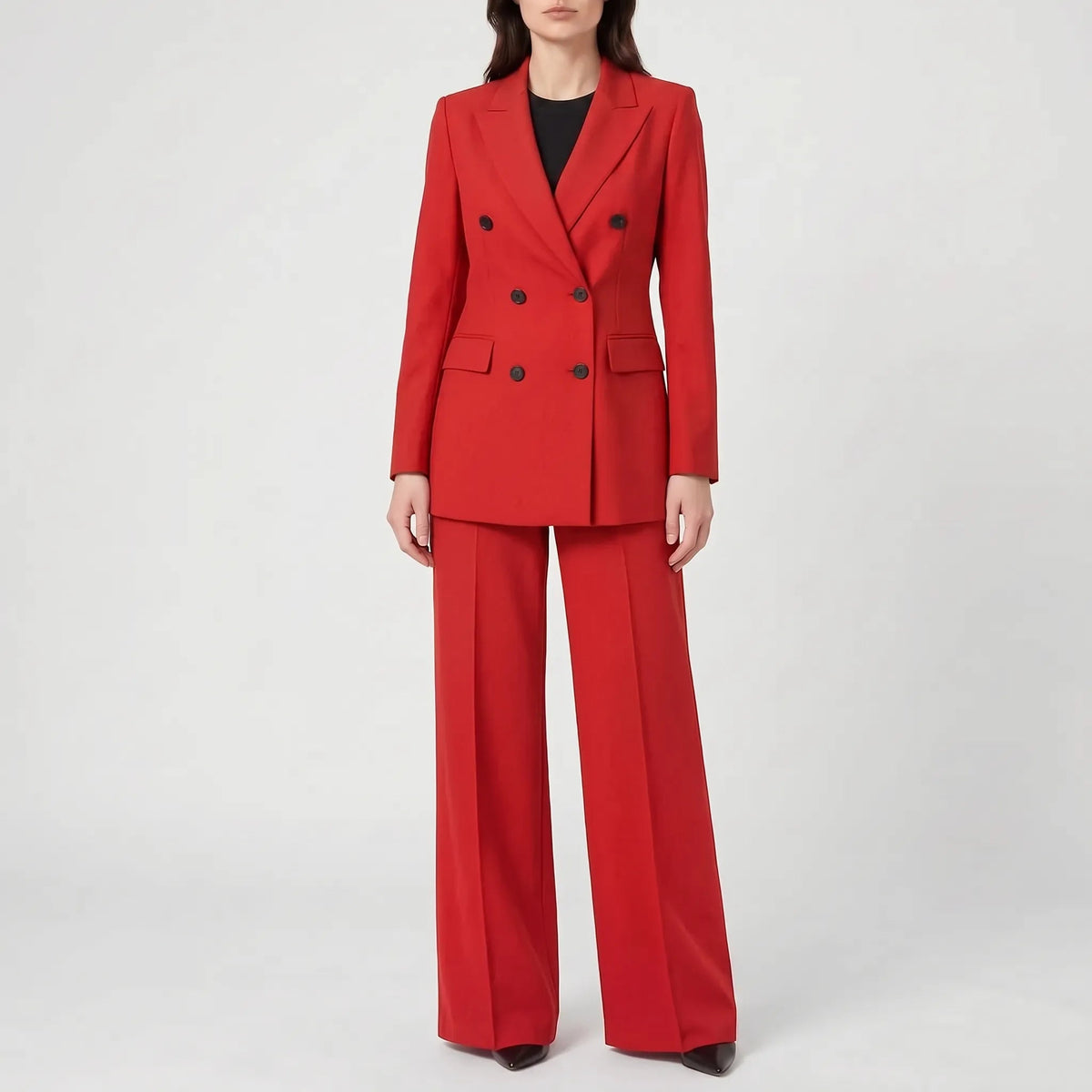 Kimberly | Pantsuit With Double Breasted Blazer and Wide Legs