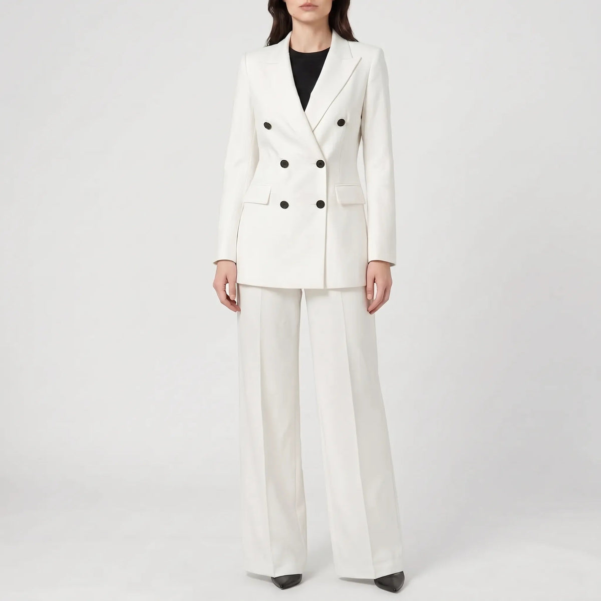 Kimberly | Pantsuit With Double Breasted Blazer and Wide Legs