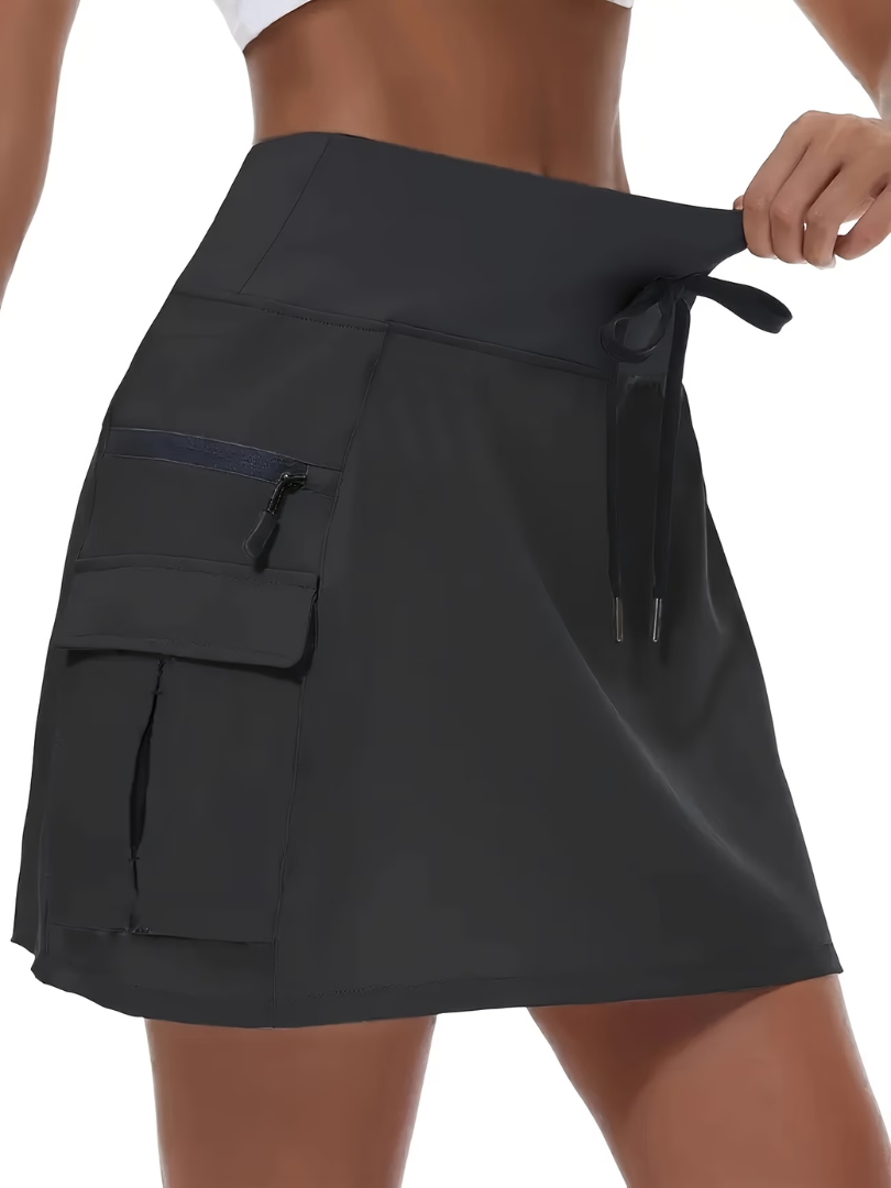 Rianna | Skort Wrap Cargo Pocket Active Skirt