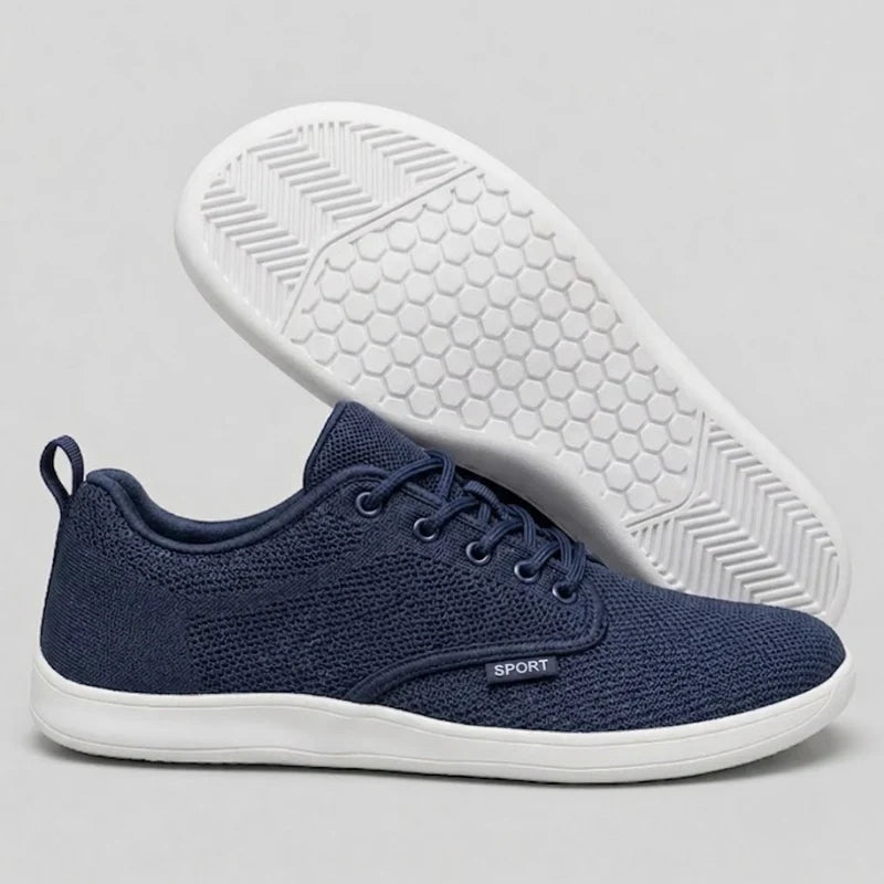 Helena | Knit Lace-Up Low-Top Casual Sneakers