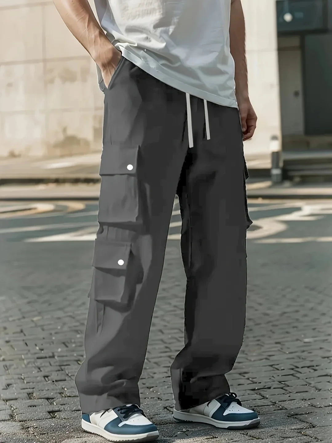 Smith | Cargo Pants Wide Leg Stacked Flap Pockets