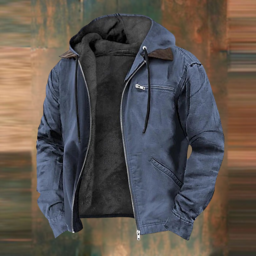 Alastair | Jacket With Hood and Zippered Chest Pocket