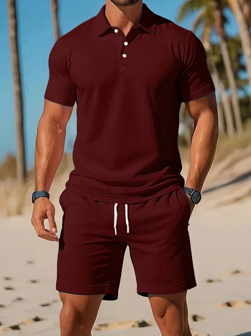 Kelvin | Polo Shirt and Shorts Set