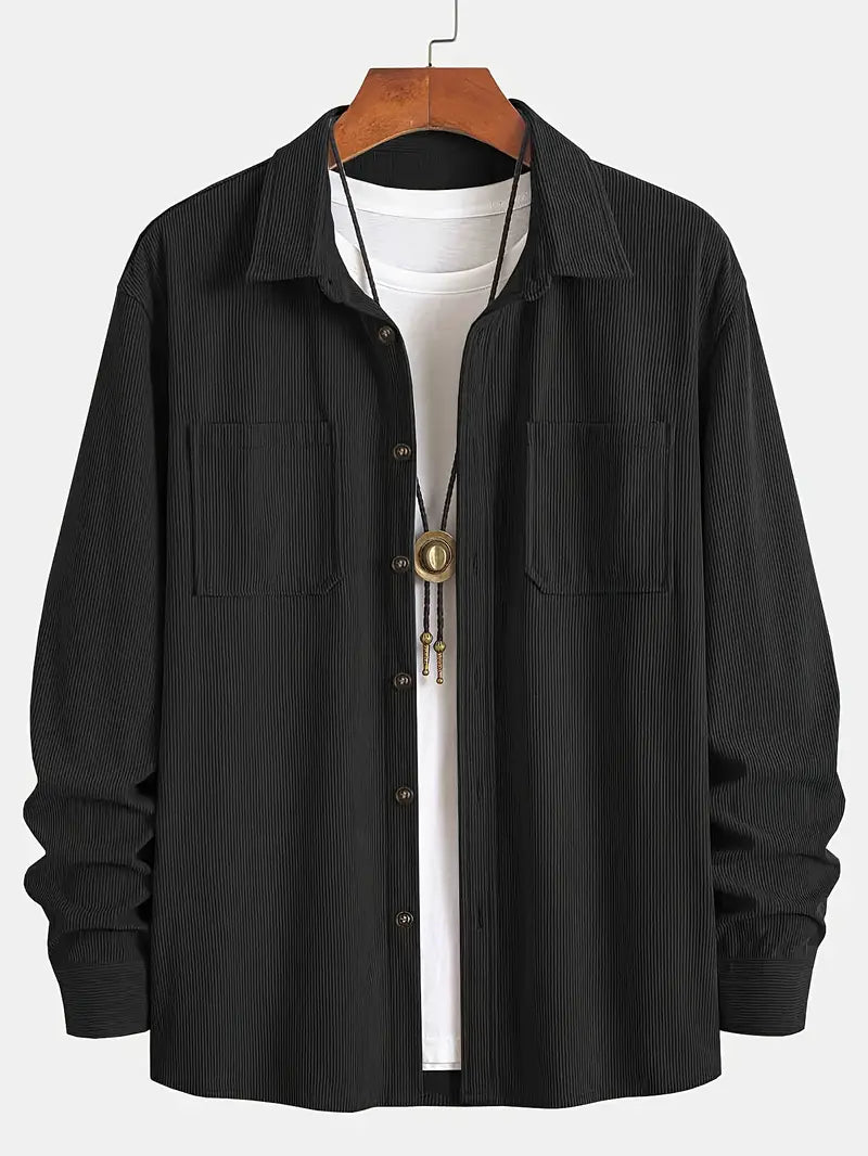 Rickey | Corduroy Shirt Long Sleeve Button-Up Style