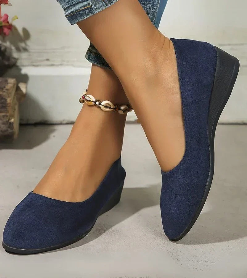Roxie | Slip On Comfort Wedge Flat Shoes