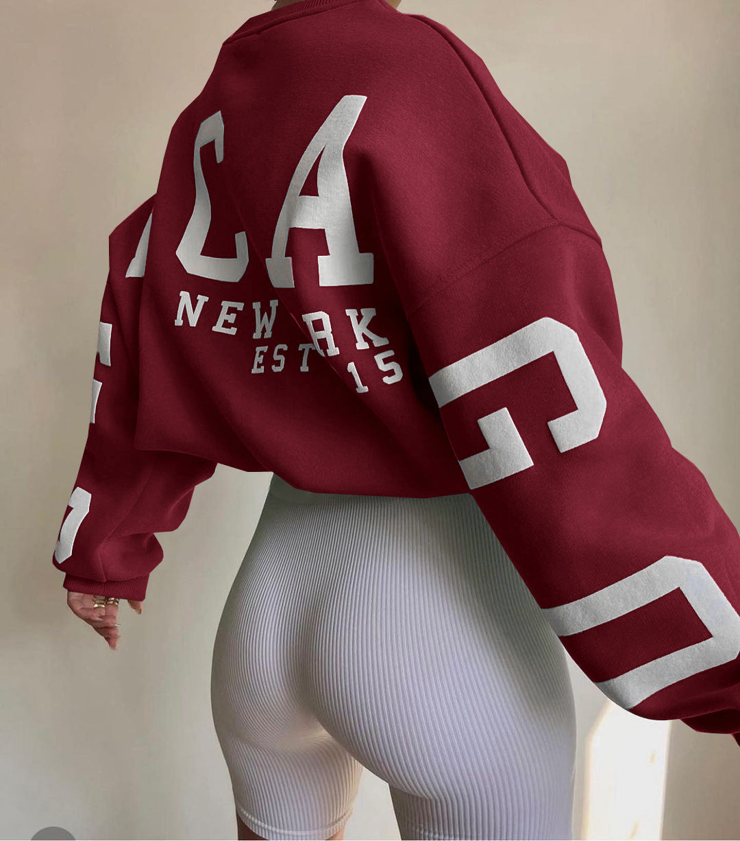Alara | Sweater with Graphic Print and Long Sleeves