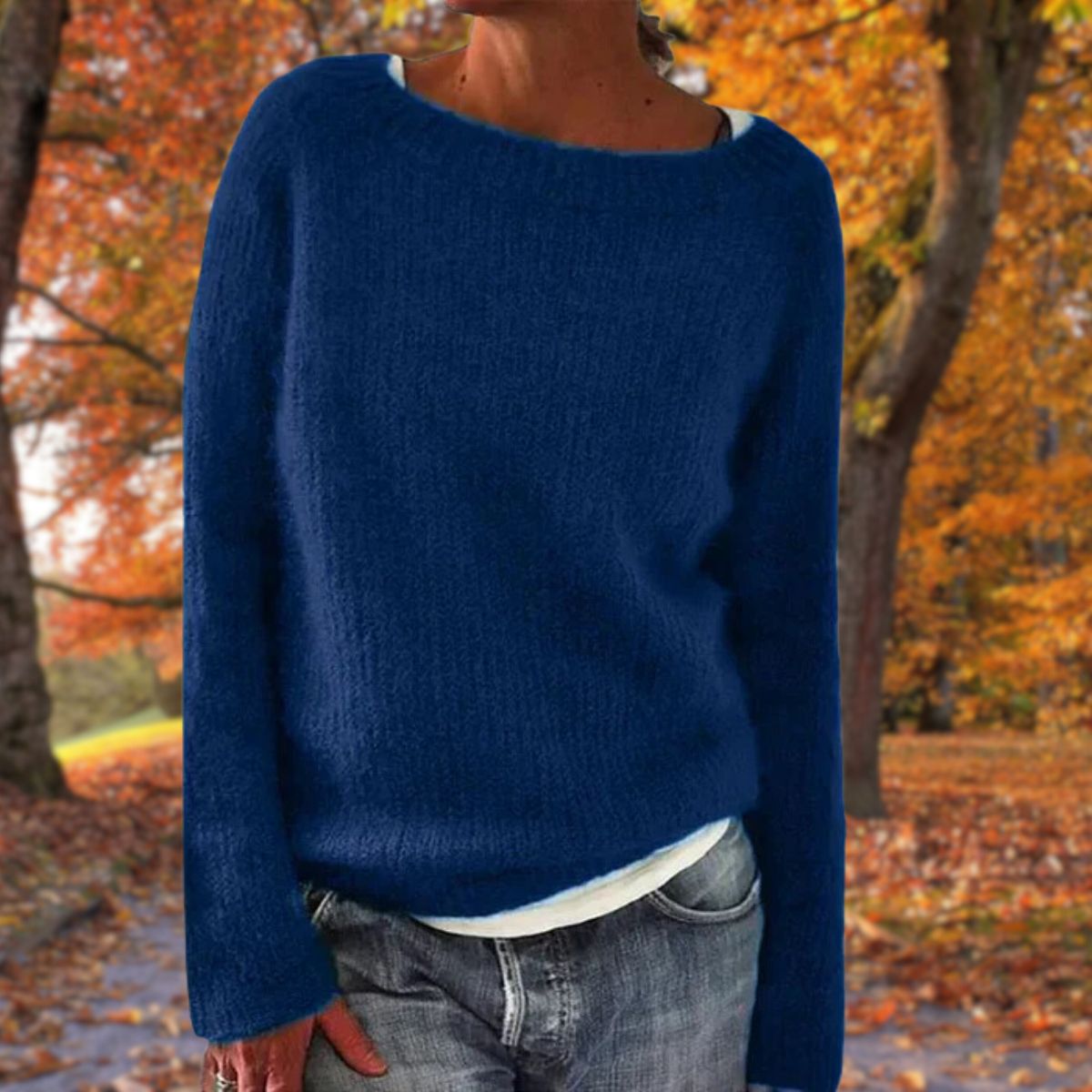 Haydee | Sweater Wide Neck Long Sleeve Relaxed Fit