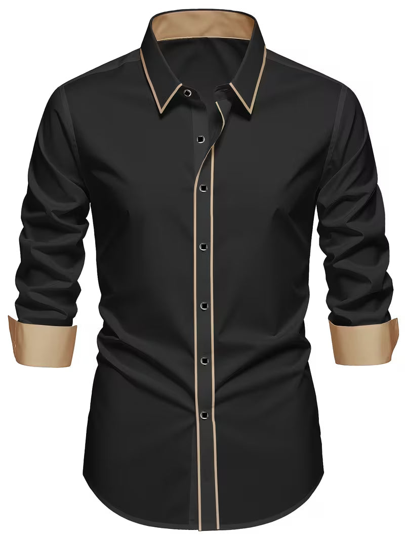 Daven | Long Sleeve Slim Fit Button Shirt