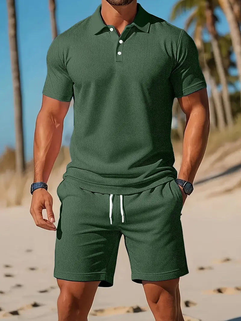 Kelvin | Polo Shirt and Shorts Set
