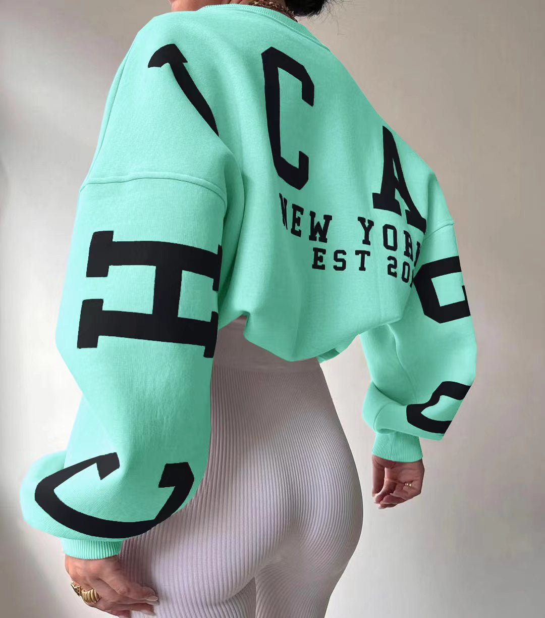 Alara | Sweater with Graphic Print and Long Sleeves