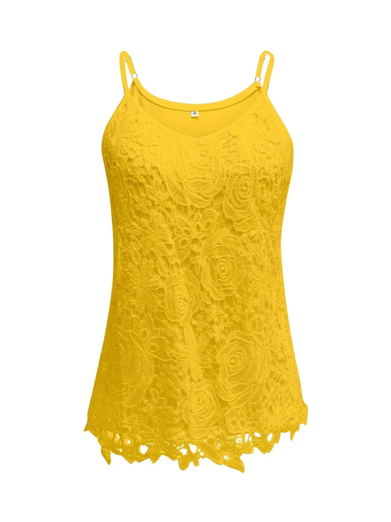 Juna | Lace V Neck Sleeveless Camisole Top