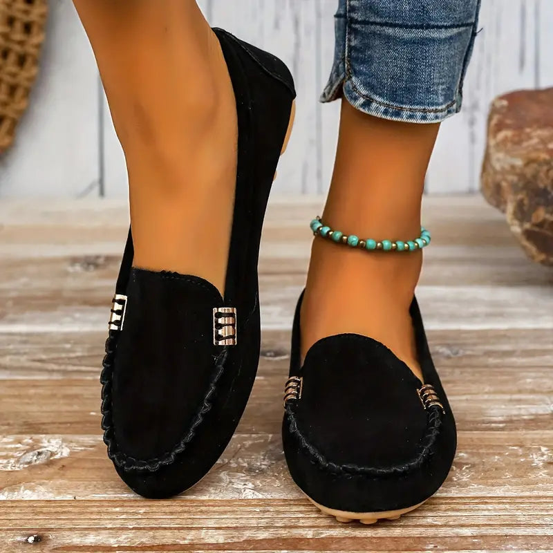 Mitsuko | Slip-On Round Toe Casual Loafers